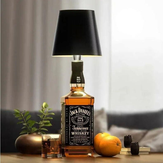 Wireless Bottle Touch Lamp – USB Rechargeable Dimmable LED Night Light
